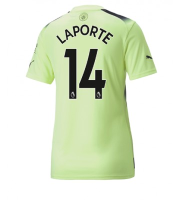 Manchester City Aymeric Laporte #14 Tredjedrakt Kvinner 2022-23 Kortermet